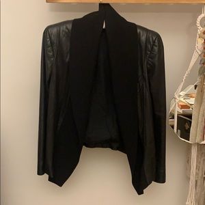 Calfskin Donna Karan Jacket US 6 Leather